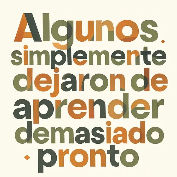 Dejaron de aprender
